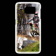 Coque Samsung Galaxy S6 edge motocross with waterfall