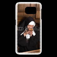 Coque Samsung Galaxy S6 edge Nonne en prière 2