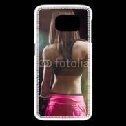 Coque Samsung Galaxy S6 edge Boxe féminine