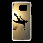 Coque Samsung Galaxy S6 edge beach soccer couché du soleil