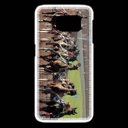 Coque Samsung Galaxy S6 edge Arrivée de course de trot en sulky