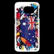 Coque Samsung Galaxy S6 edge Graffiti Australie rugby