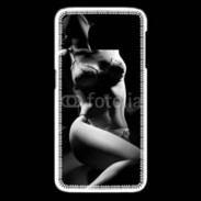 Coque Samsung Galaxy S6 edge Charme noir et blanc