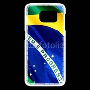 Coque Samsung Galaxy S6 edge drapeau Brésil 5