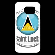 Coque Samsung Galaxy S6 edge Logo Saint Lucie