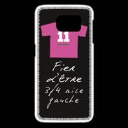 Coque Samsung Galaxy S6 edge 3/4 aile gauche Bonus offensif-défensif Noir