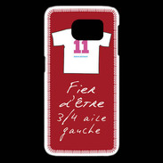 Coque Samsung Galaxy S6 edge 3/4 aile gauche Bonus offensif-défensif Rouge
