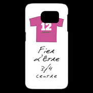 Coque Samsung Galaxy S6 edge 3/4 centre G Bonus offensif-défensif Blanc