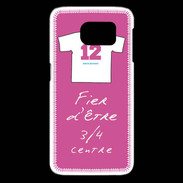 Coque Samsung Galaxy S6 edge 3/4 centre G Bonus offensif-défensif Rose