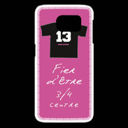 Coque Samsung Galaxy S6 edge 3/4 centre D Bonus offensif-défensif Rose 2