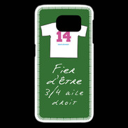 Coque Samsung Galaxy S6 edge 3/4 aile droit Bonus offensif-défensif Vert