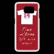 Coque Samsung Galaxy S6 edge 3/4 aile droit Bonus offensif-défensif Rouge