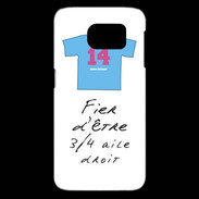 Coque Samsung Galaxy S6 edge 3/4 aile droit Bonus offensif-défensif Blanc 2