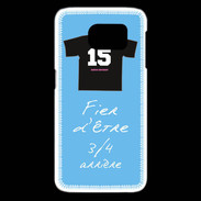 Coque Samsung Galaxy S6 edge 3/4 arrière Bonus offensif-défensif Bleu 2