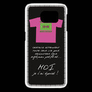 Coque Samsung Galaxy S6 edge Moi je l'ai épousé Bonus offensif-défensif Noir