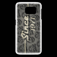 Coque Samsung Galaxy S6 edge Since crane gris 1971