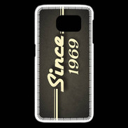 Coque Samsung Galaxy S6 edge Since 1969 gris