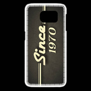 Coque Samsung Galaxy S6 edge Since 1970 gris
