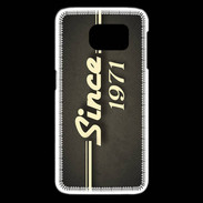 Coque Samsung Galaxy S6 edge Since 1971 gris