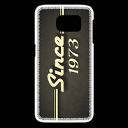Coque Samsung Galaxy S6 edge Since 1973 gris