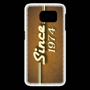 Coque Samsung Galaxy S6 edge Orange since 1974