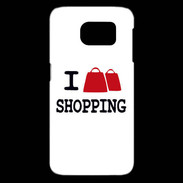 Coque Samsung Galaxy S6 edge I love Shopping