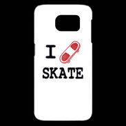 Coque Samsung Galaxy S6 edge I love Skate