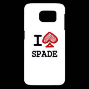Coque Samsung Galaxy S6 edge I love Spade