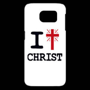 Coque Samsung Galaxy S6 edge i love Christ