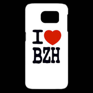Coque Samsung Galaxy S6 edge I love BZH