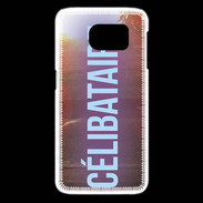 Coque Samsung Galaxy S6 edge Célibataire bleu ZG
