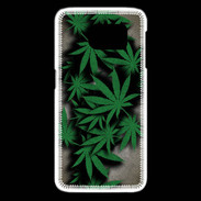 Coque Samsung Galaxy S6 edge Feuilles de cannabis 50