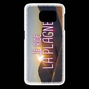 Coque Samsung Galaxy S6 edge Je ride La Plagne ZG