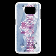 Coque Samsung Galaxy S6 edge Je ride Serre-Chevalier ZG