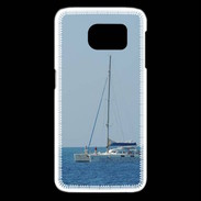 Coque Samsung Galaxy S6 edge Coque Catamaran mer des Caraibes