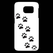 Coque Samsung Galaxy S6 edge pattes de chats/chiens 1