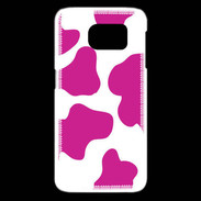 Coque Samsung Galaxy S6 edge vache rose