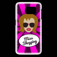 Coque Samsung Galaxy S6 edge Miss Shopping Rousse