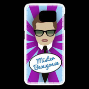 Coque Samsung Galaxy S6 edge Mister Beau gosse Chatain
