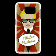 Coque Samsung Galaxy S6 edge Mister Business Blond