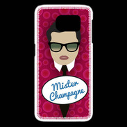 Coque Samsung Galaxy S6 edge Mister Champagne Brun