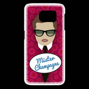 Coque Samsung Galaxy S6 edge Mister Champagne Chatain