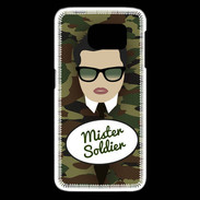 Coque Samsung Galaxy S6 edge Mister Soldier Brun
