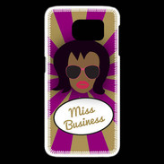 Coque Samsung Galaxy S6 edge Miss business Black