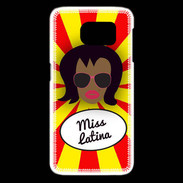 Coque Samsung Galaxy S6 edge Miss Latina Black