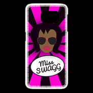 Coque Samsung Galaxy S6 edge Miss Swag Black