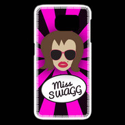 Coque Samsung Galaxy S6 edge Miss Swag Chatain