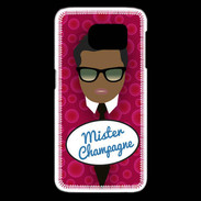 Coque Samsung Galaxy S6 edge Mister Champagne Black