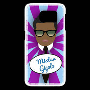 Coque Samsung Galaxy S6 edge Mister Gigolo Black