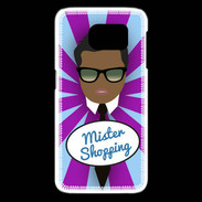Coque Samsung Galaxy S6 edge Mister Shopping Black